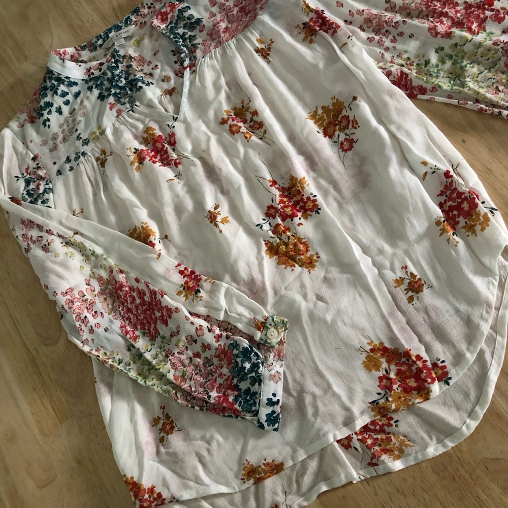 Lucky Brand Floral Blouse - Multicolor
